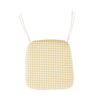Bonnie Cushion Butter Yellow/White