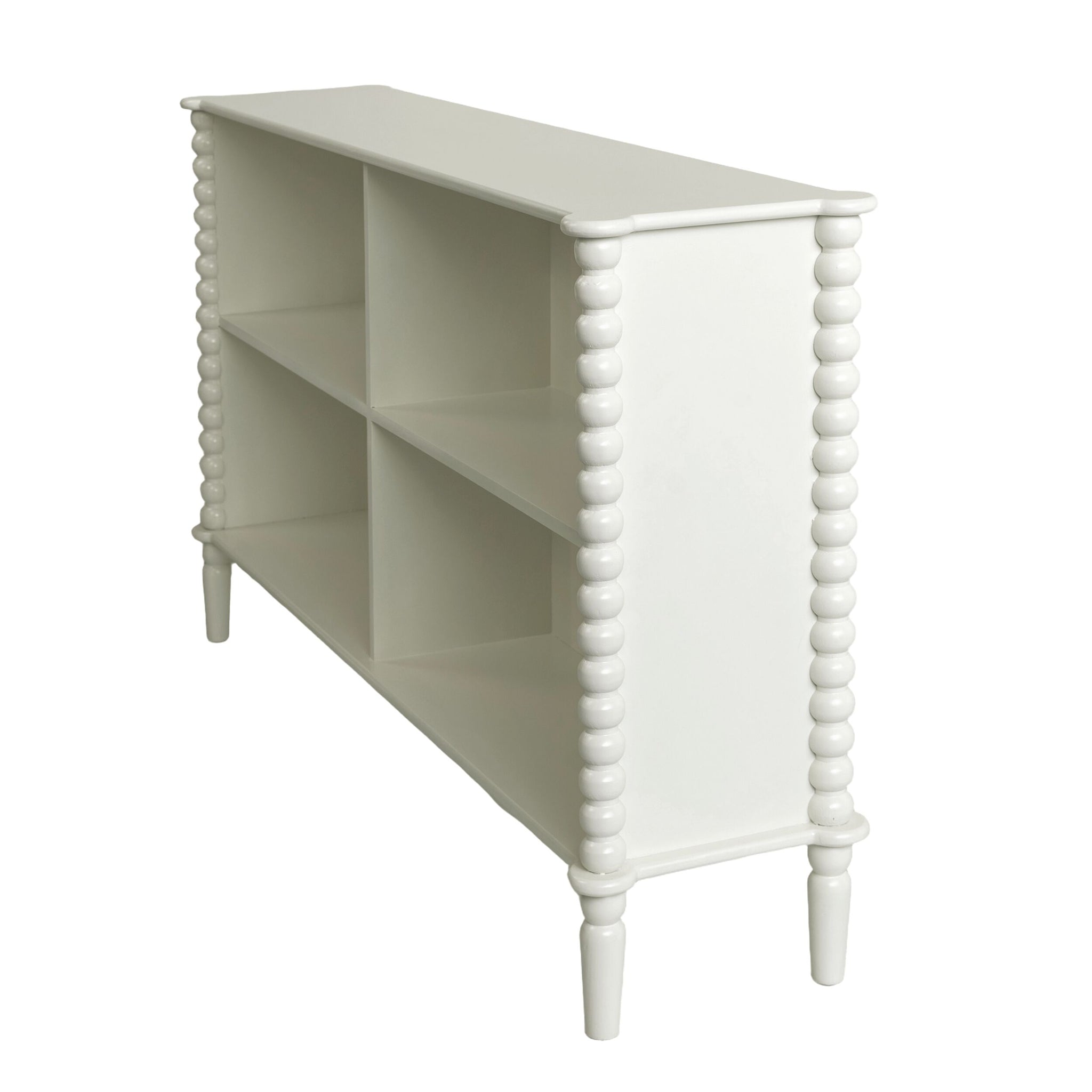 Maisie Low Bookcase White