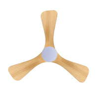 Cove 106cm Indoor DC Fan - White with Natural ABS Blades