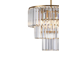 Edith 3 Light Crystal Chandelier 42x52cm