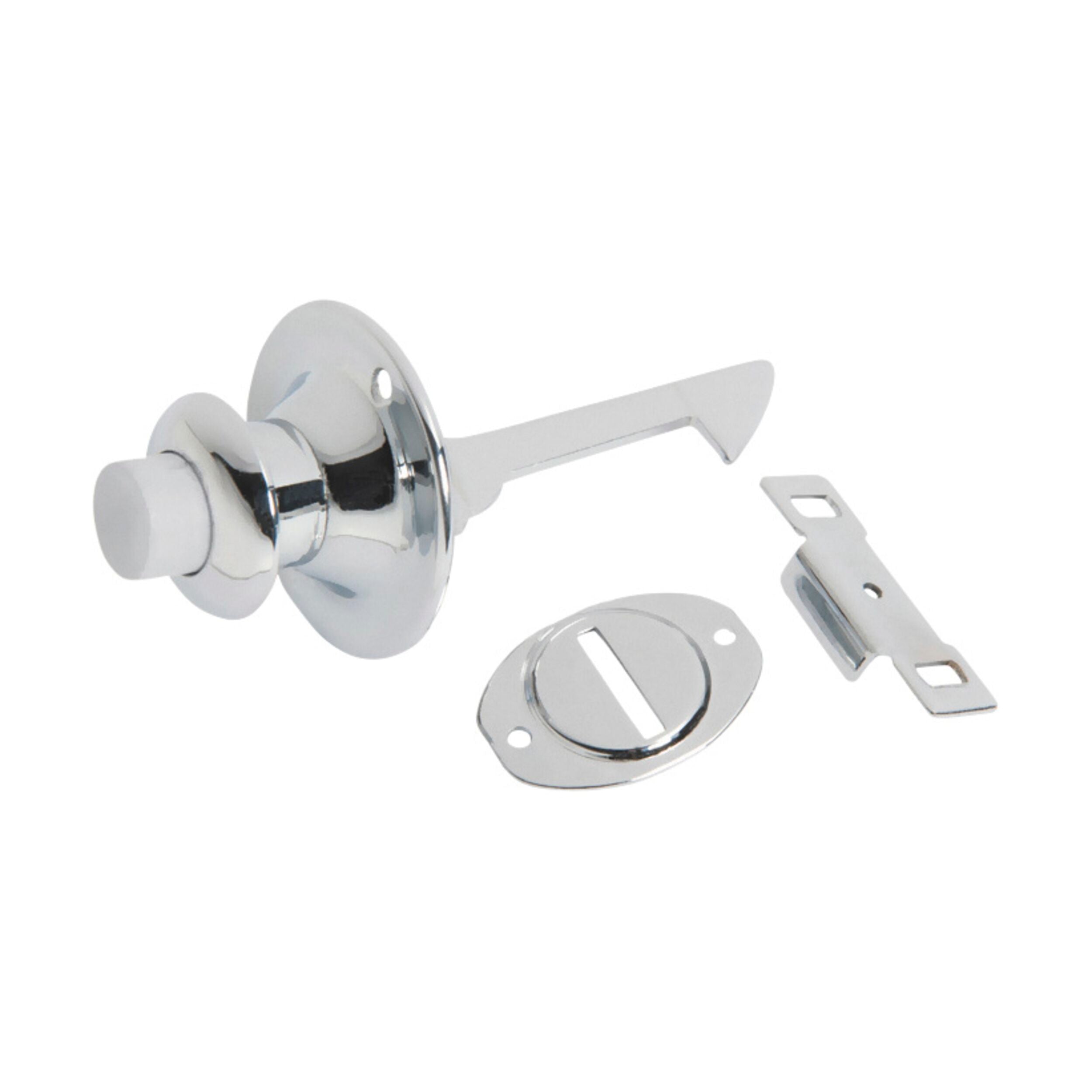 3103 Push Button Catch Deco Chrome Plated P29mm BP39mm