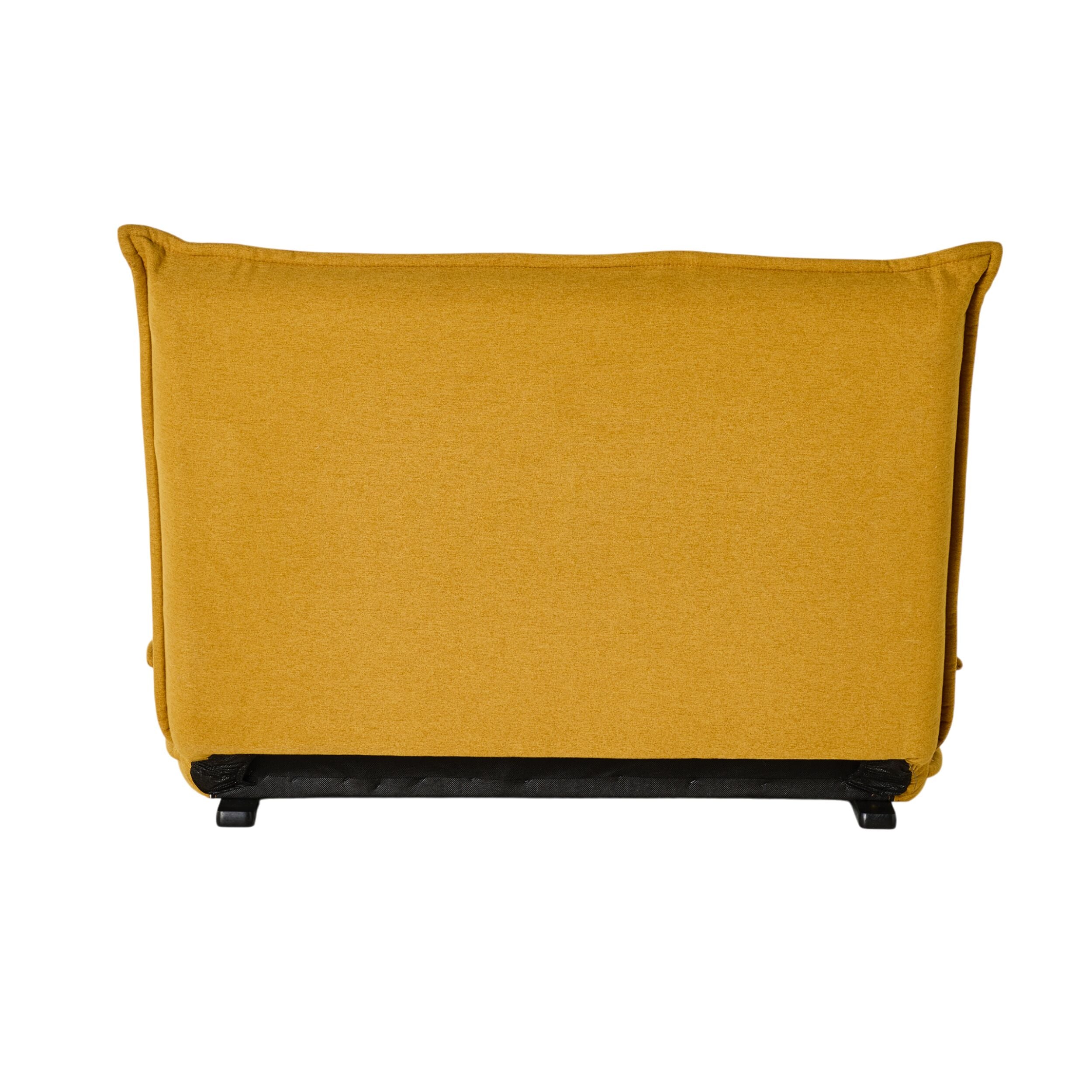 Bribie Single Sofa Bed Mustard