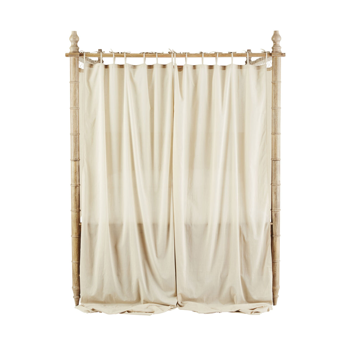 Hampton Mango Wood King Canopy Bed