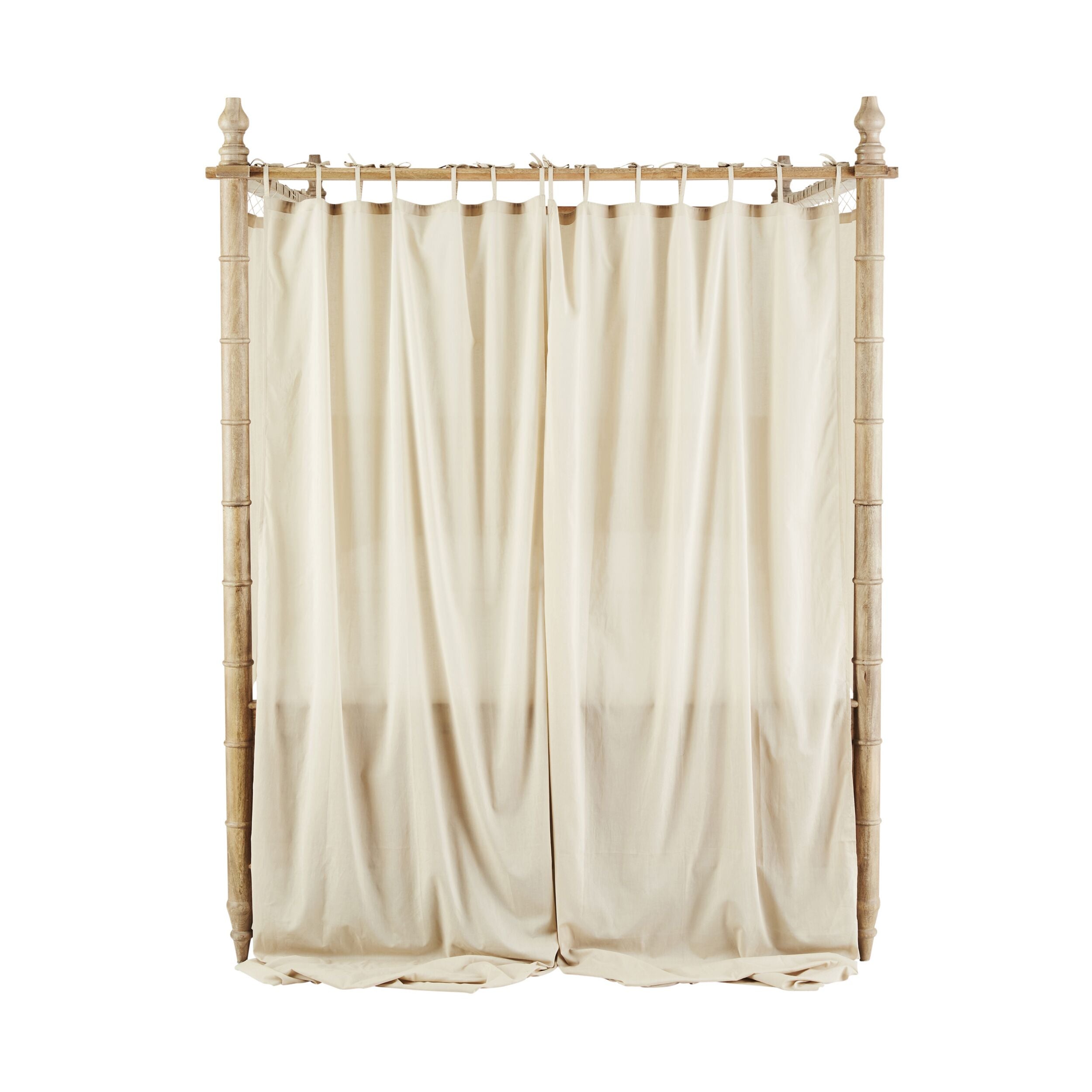 Hampton Mango Wood King Canopy Bed