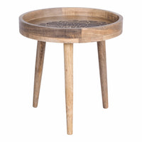 Eco Sole Flower Round Tray Table 47x46cm