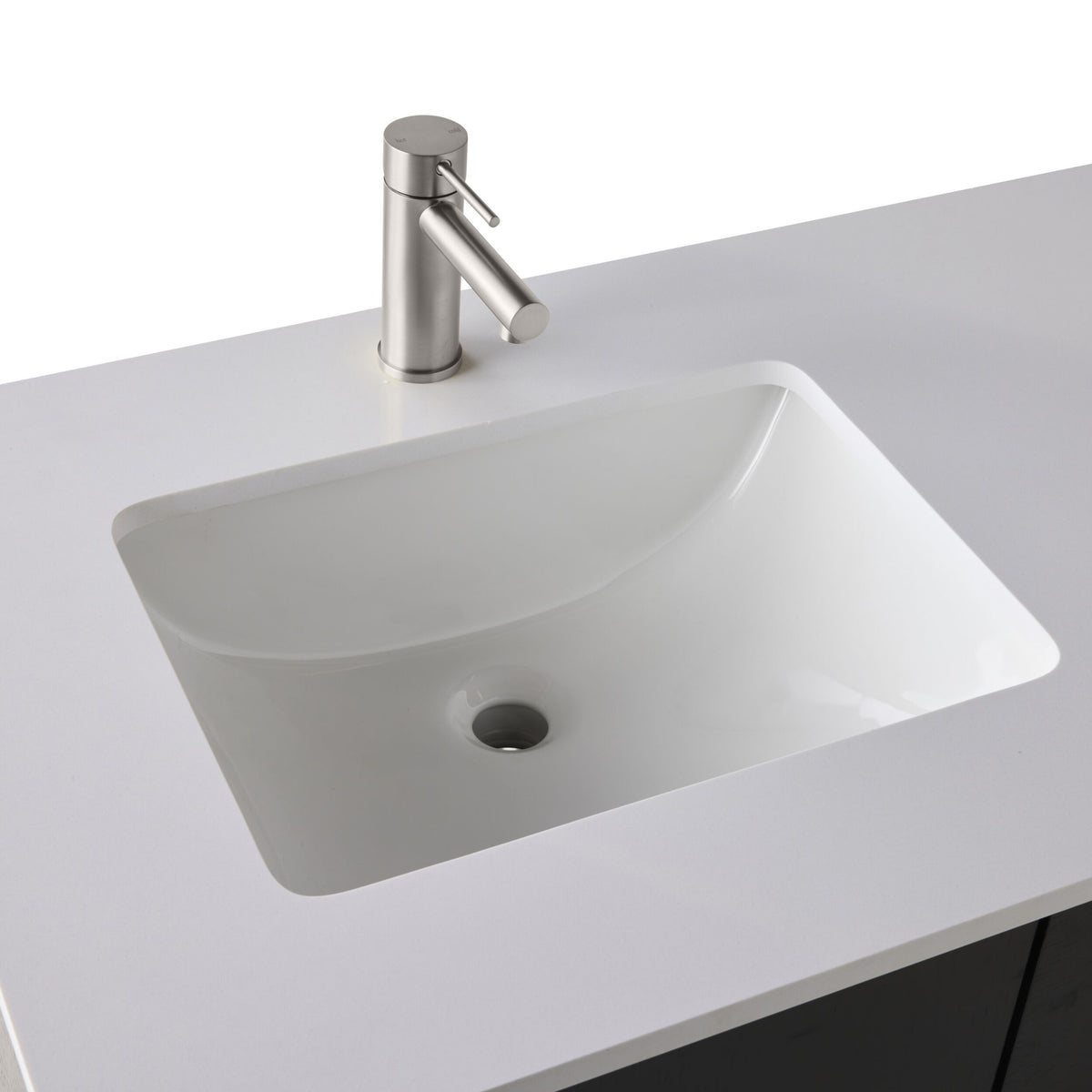 Odin Double Vanity Black Oak 1550mm
