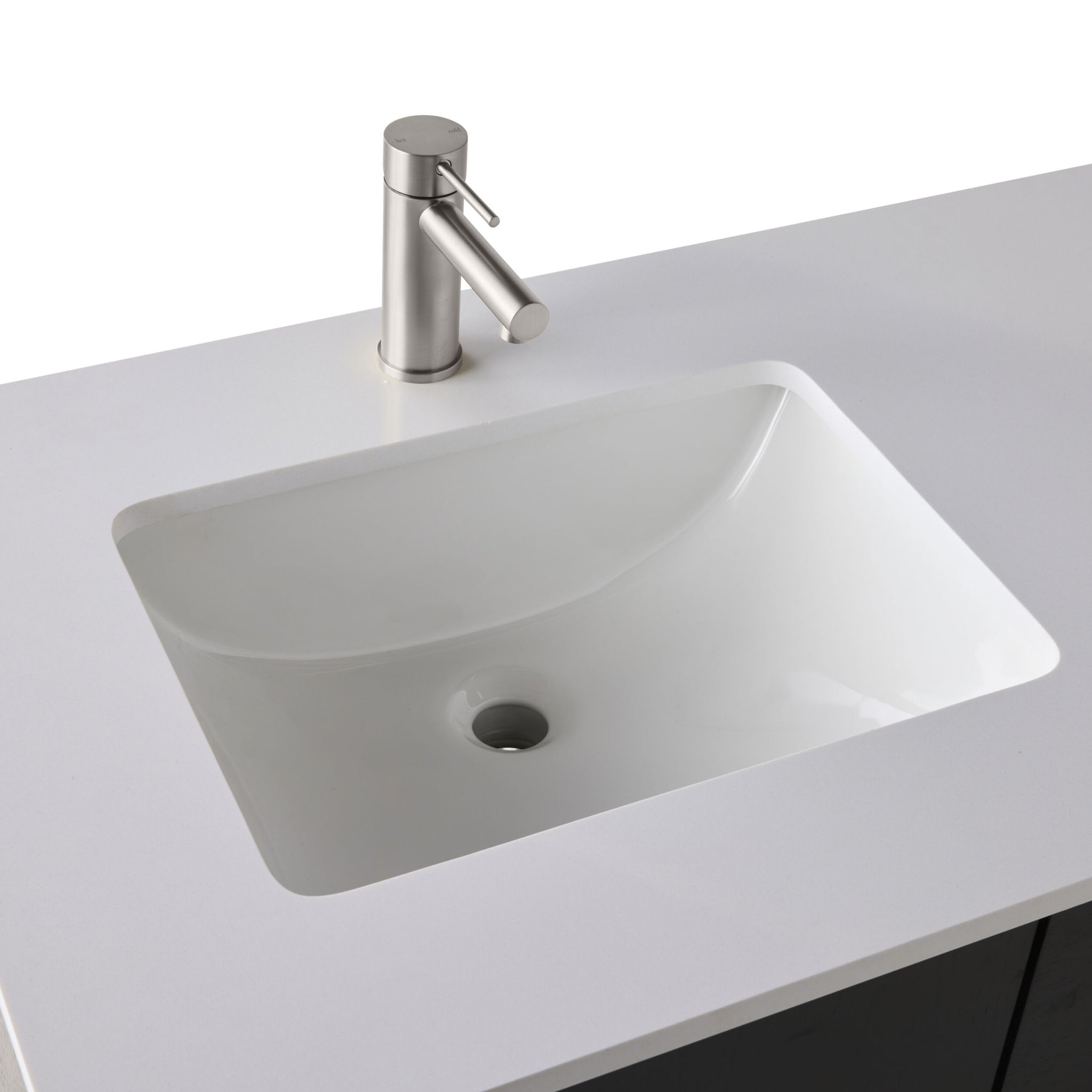 Odin Double Vanity Black Oak 1550mm