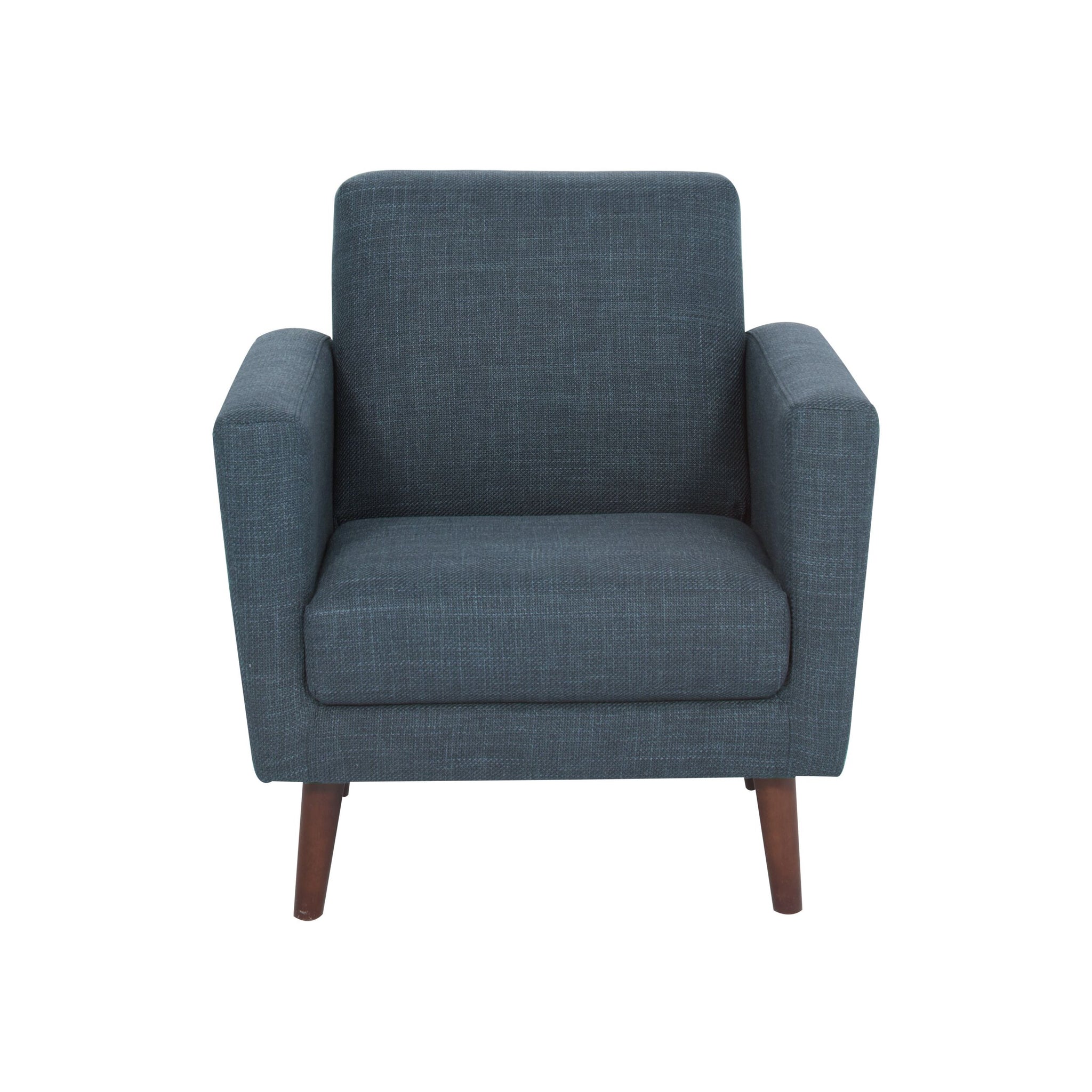 Frankie Armchair Steel Blue Weave