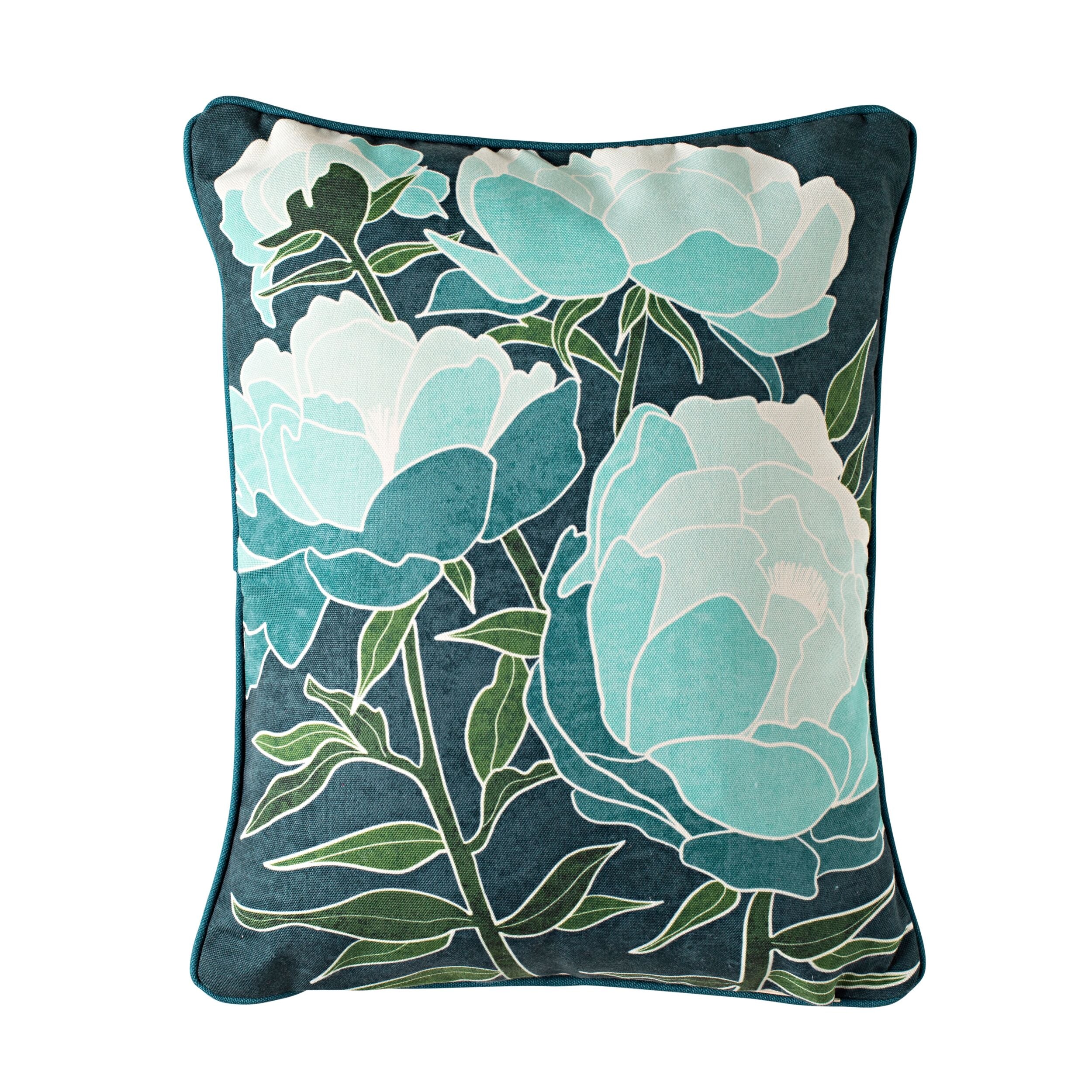 Aruba Outdoor Indoor Bold Flower Cushion 50x40cm