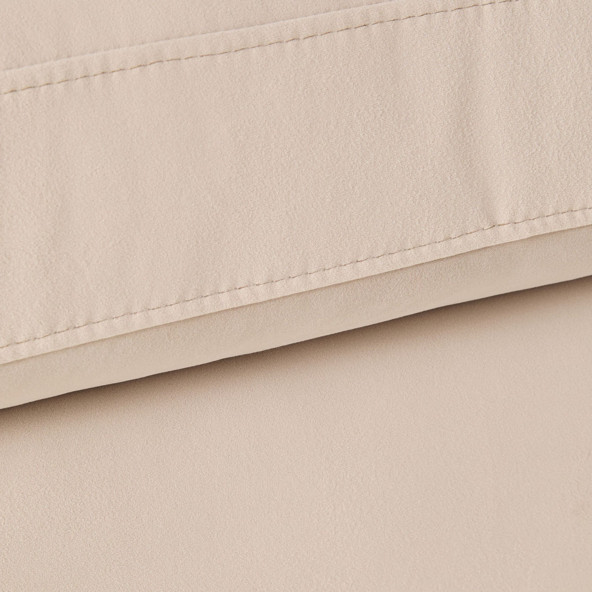 Stitch Velvet Armchair Taupe