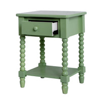 Maisie 1 Drawer Bedside Green