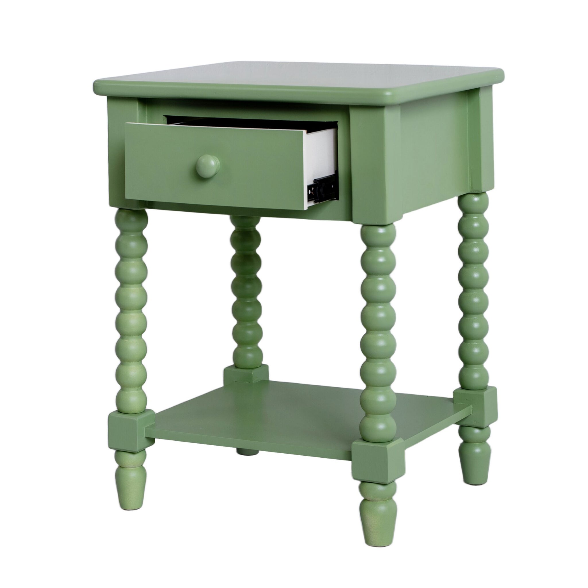 Maisie 1 Drawer Bedside Green