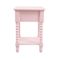 Maisie 1 Drawer Bedside Pink