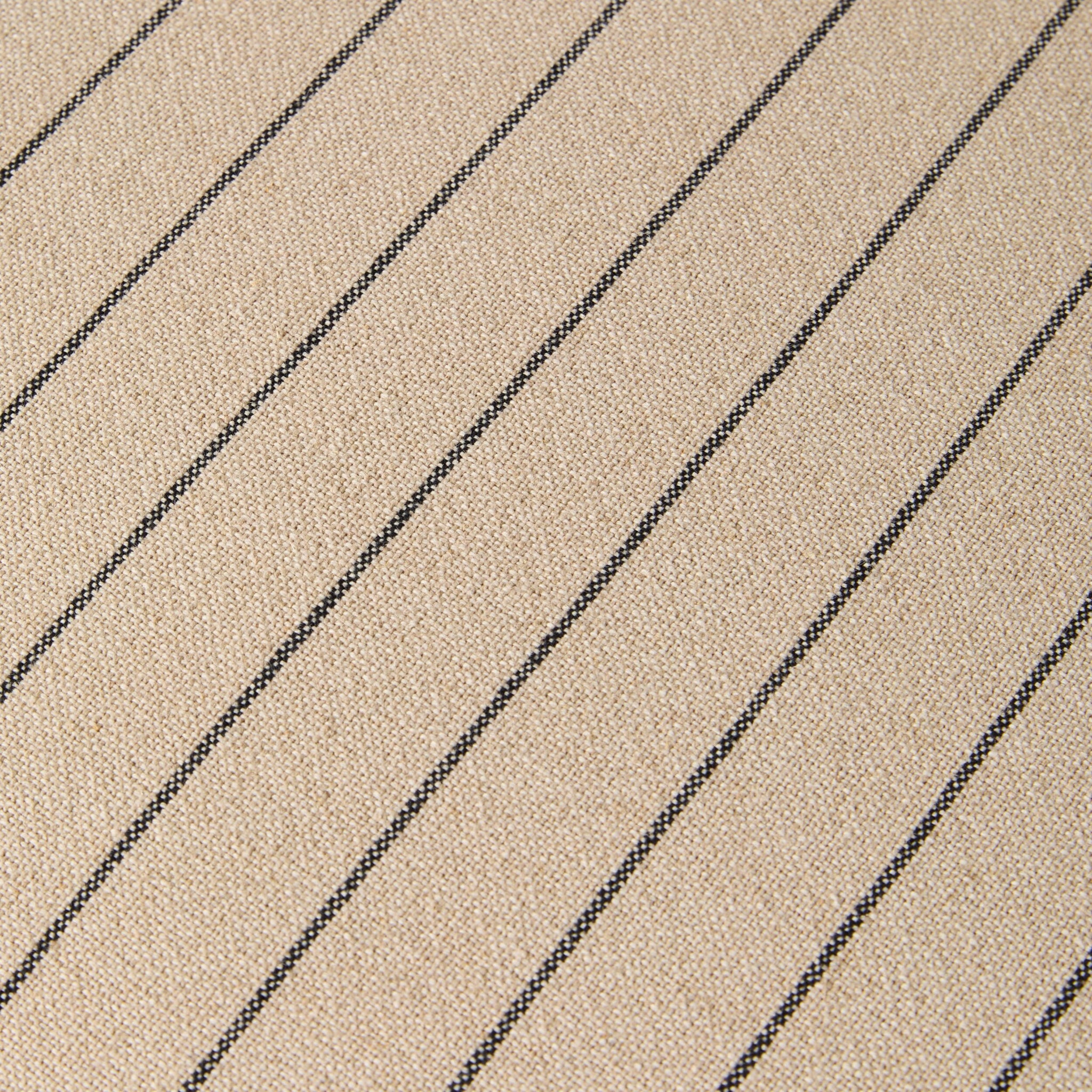 Mello Occasional Chair Black Linen Stripe