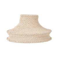 Julio Cotton Rope Pendant White 50x30cm - SHADE ONLY