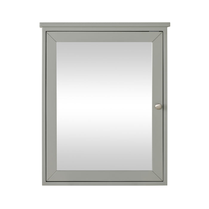 Liam Vanity Mirror Cabinet Evergreen Fog 610x762mm
