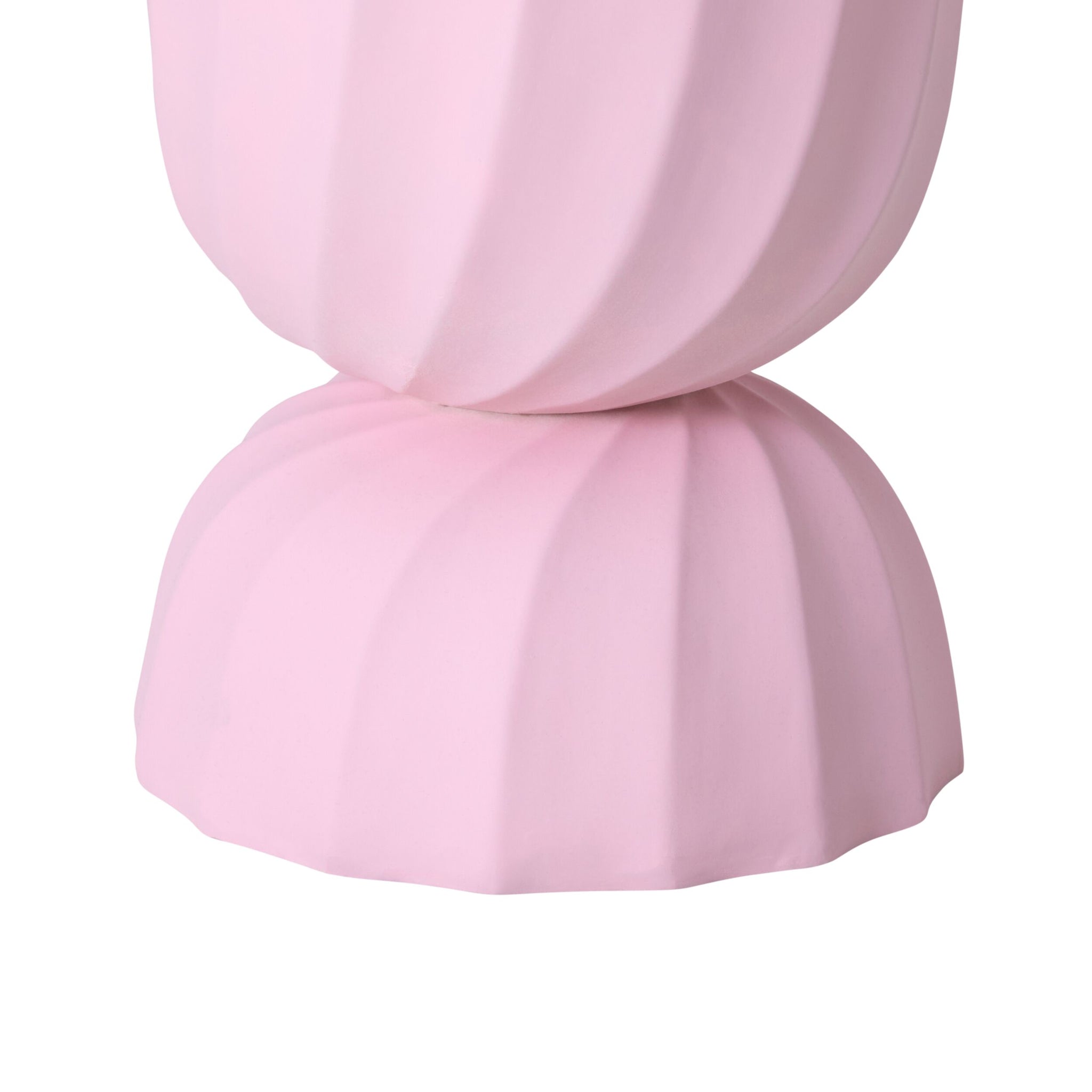 Twist Pedestal Planter Pink 50cm