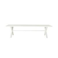 Blake Aluminium Dining Table 300cm White