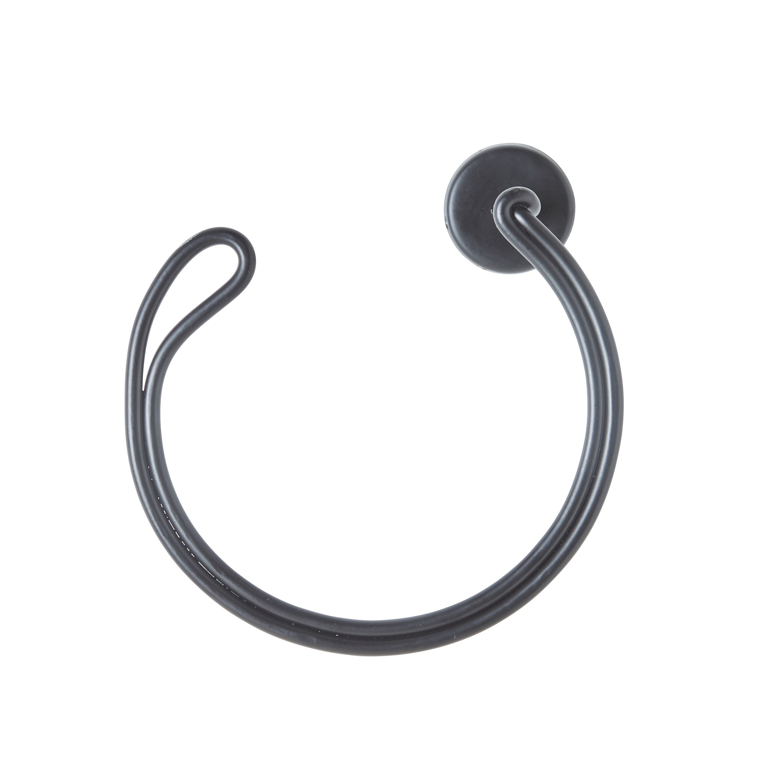 Amery Guest Towel Ring Matte Black