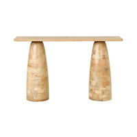 Naxos Travertine Console 140cm