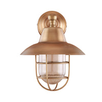 Voyager Exterior Wall Bracket Antique Brass 30x22x30cm