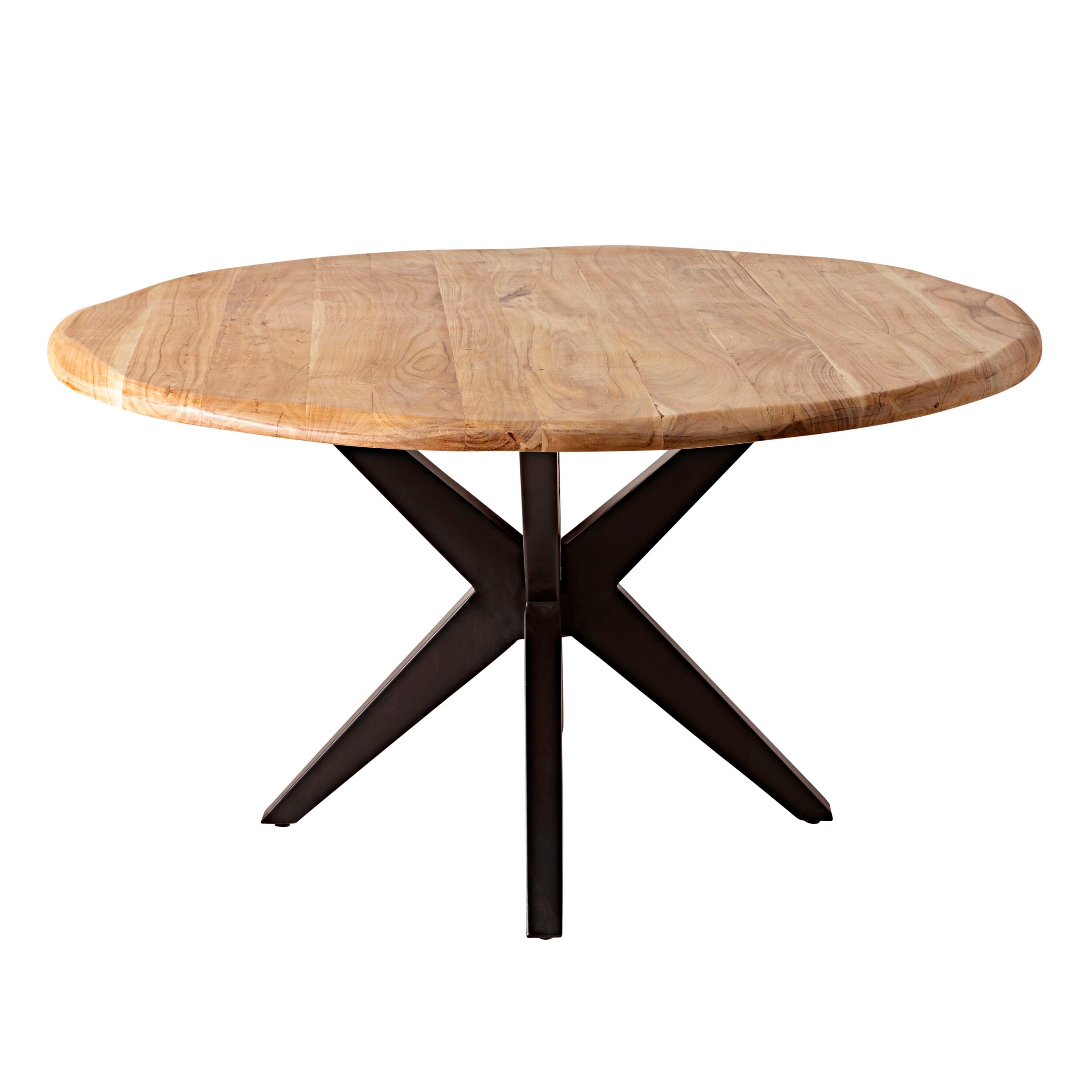 River Live Edge Timber Round Dining Table 140cm