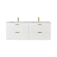 Lennox Double Vanity White 1550mm