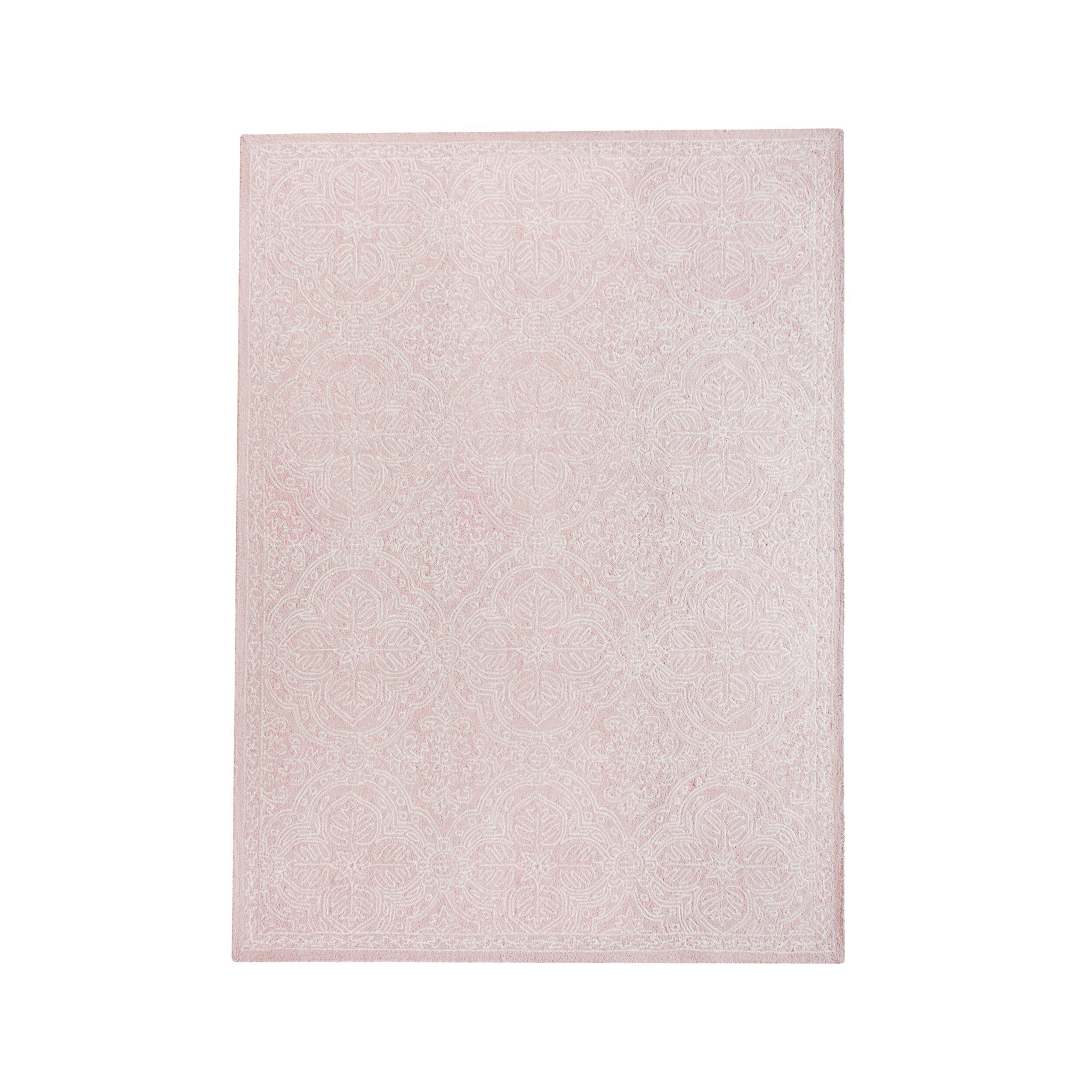 Henna Handtufted NZ Wool Rug Blush 240x300cm