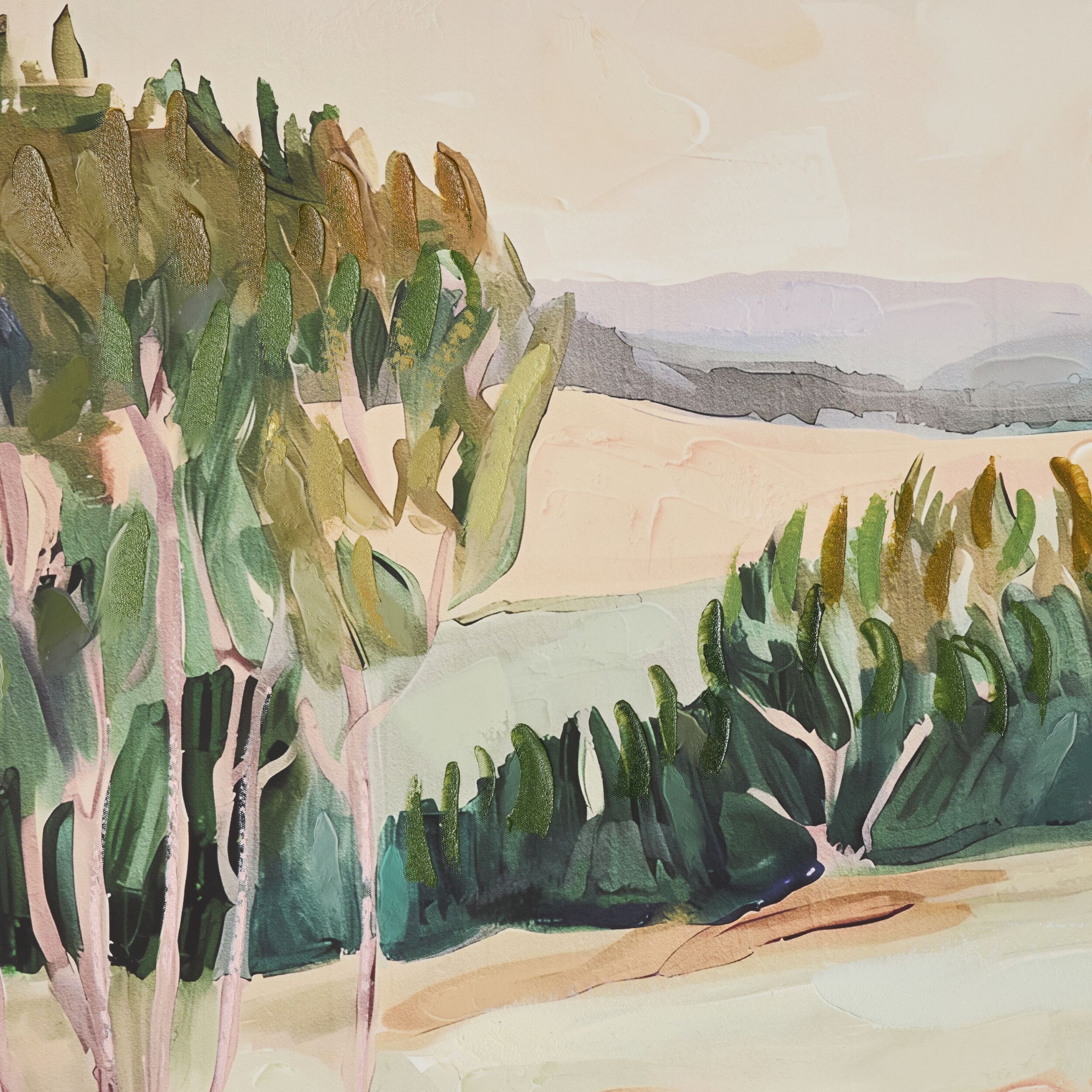 Wimmera Framed Canvas Print 82.5x122.5cm