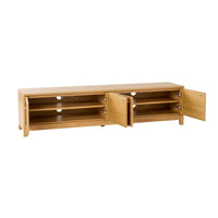 Avalon 4 Door Entertainment Unit Light Oak