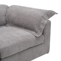 Laze Modular Chaise Sofa Twilight Grey