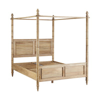 Hampton Mango Wood King Canopy Bed