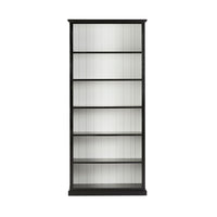 Armand Tall Bookcase 210 x 95cm Black