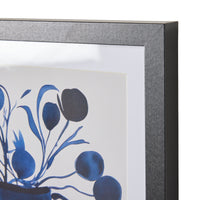 Still Life in Blue Framed Print 30x40cm