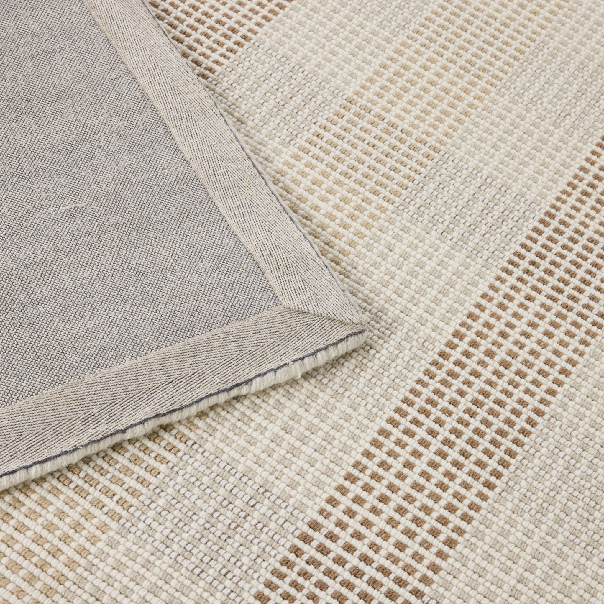 Manning Grid Handloom NZ Wool Rug 240x300cm