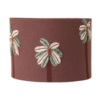 Embroidered Palm Shade Brown 35cm