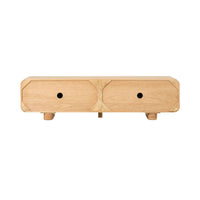 Dempsey Entertainment Unit Light Oak