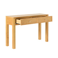 Avalon 2 Drawer Console Light Oak