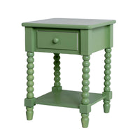 Maisie 1 Drawer Bedside Green