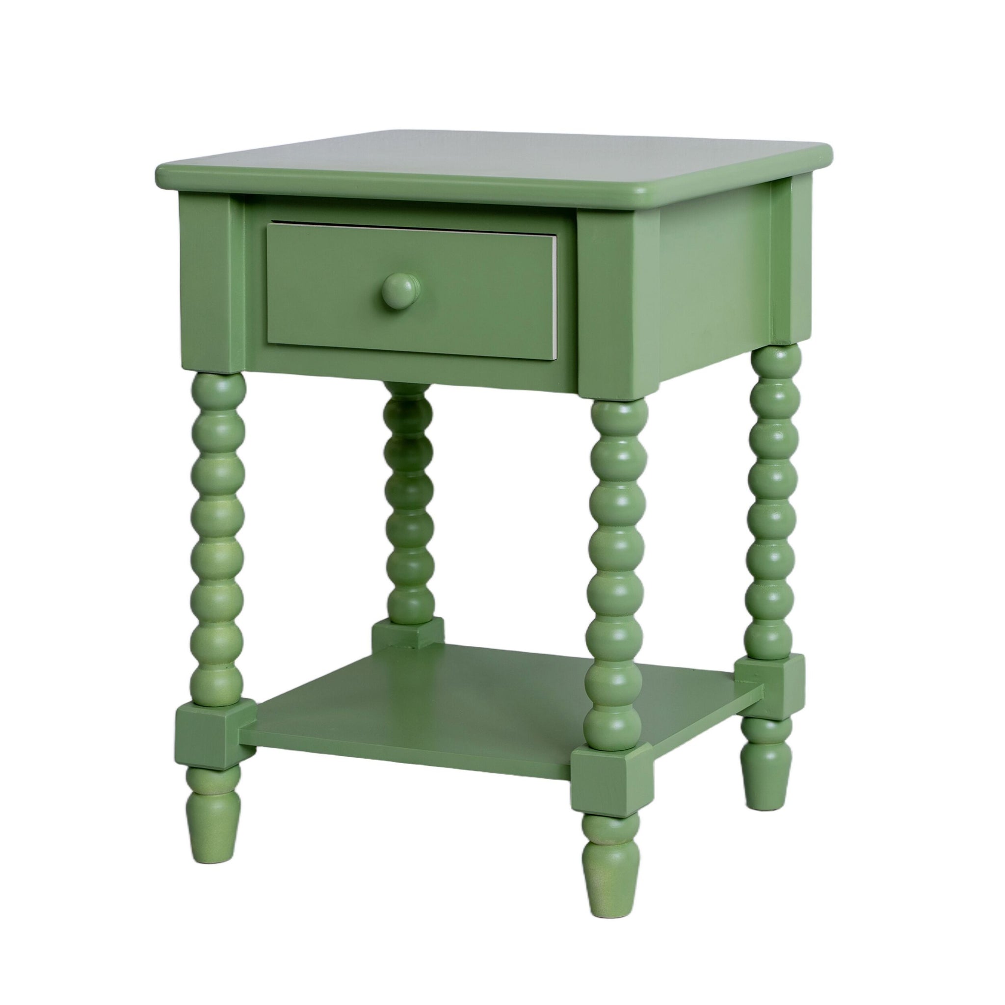 Maisie 1 Drawer Bedside Green