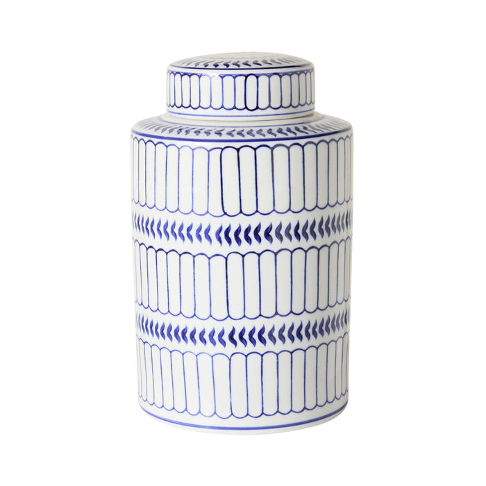 Celadon Striped Ginger Jar 25cm