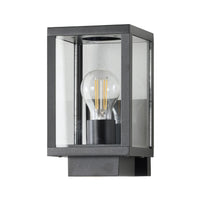 Logan 1 Light Exterior Wall Bracket Black