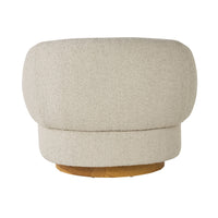 Lyra Swivel Occasional Chair Boucle Cloud Grey
