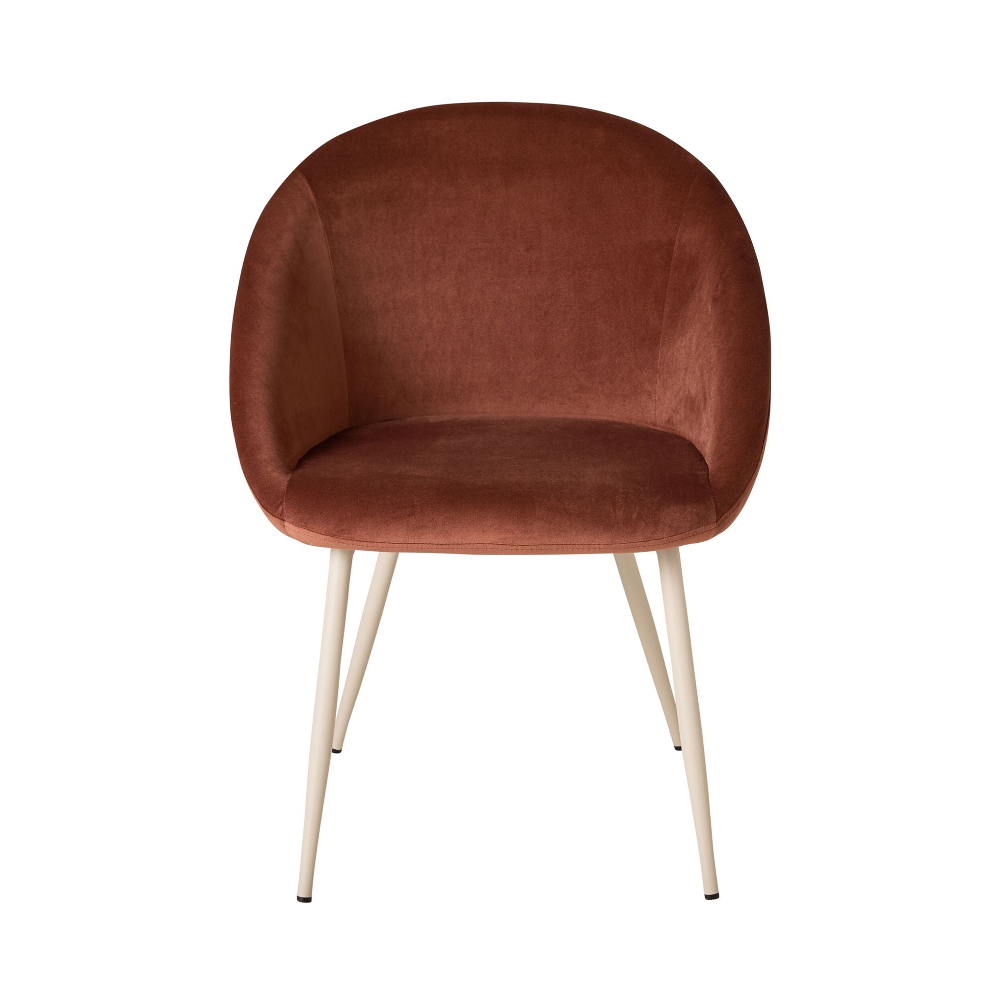 Aubrey Velvet Dining Chair Toffee