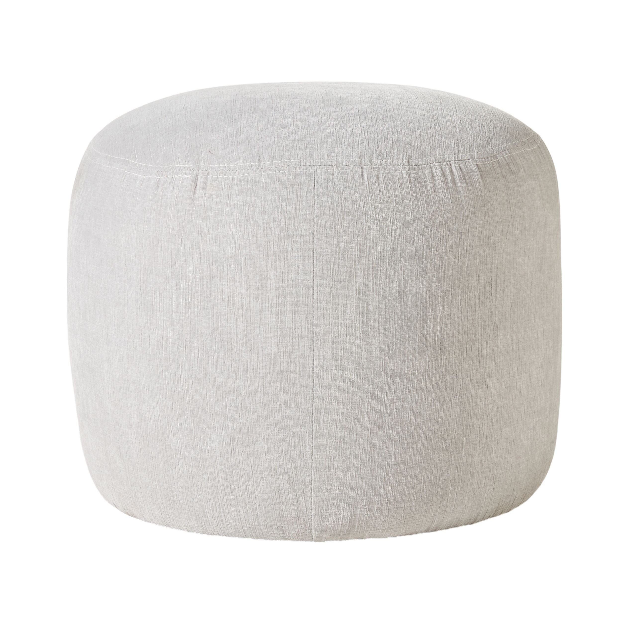 Tango Round Ottoman Small Noah Icy Grey