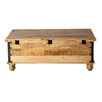 Vintage Trunk / Coffee Table Black