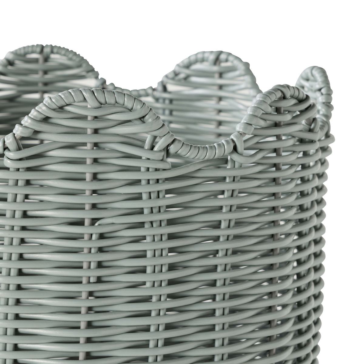 Sidney Woven Planter Small Mist