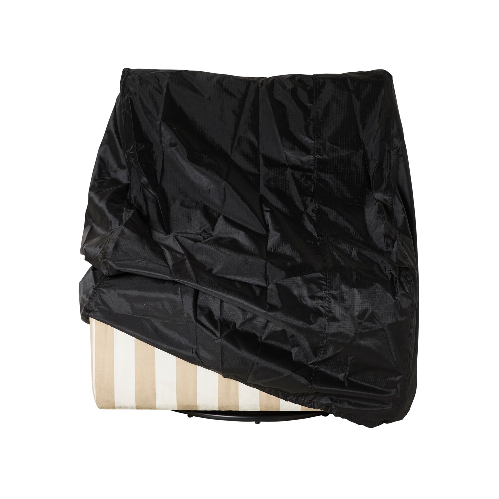 Bowie Occasional Swivel Chair Taupe Stripe