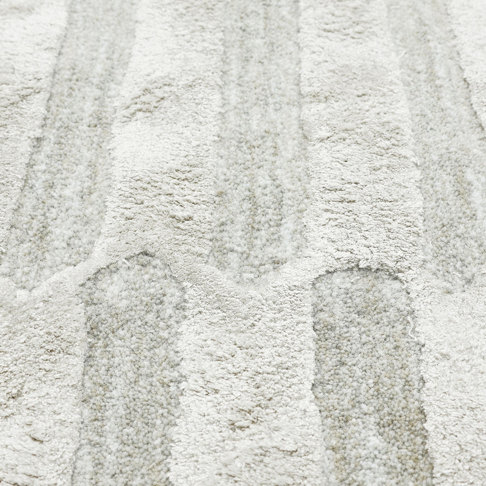 Mosaic Sand Wool Viscose Rug 150x240cm