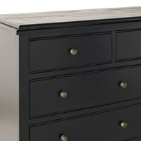 Clover 9 Drawer Chest Black